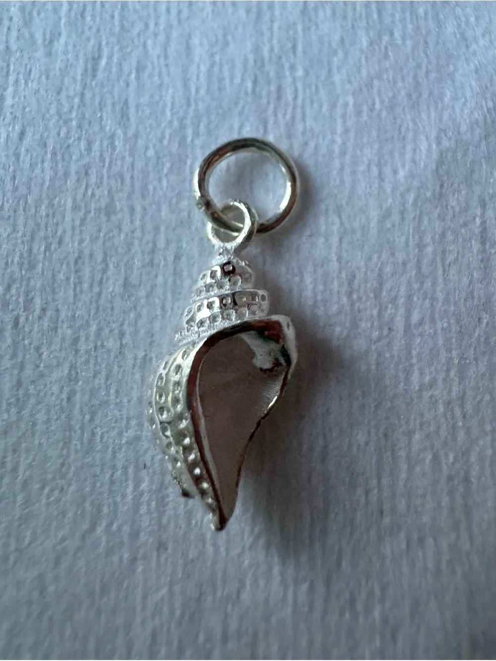 Sterling Silver Sea Snail Shell 3D Charm Pendant For Bracelet Necklace New